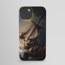The Storm on the Sea of Galilee, Rembrandt iPhone Case