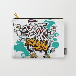Graffiti is not a crime Carry-All Pouch | Graphicdesign, Stickers, Graffiti, Digital, Other, Shirt, Cartoon, Design, Ramera, Illustration 