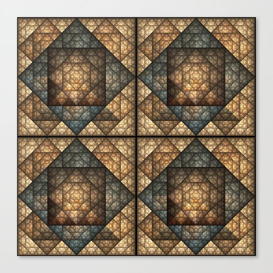 Church Window Pattern Canvas Print
