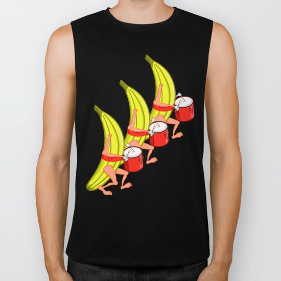 Banana Marching Band Biker Tank