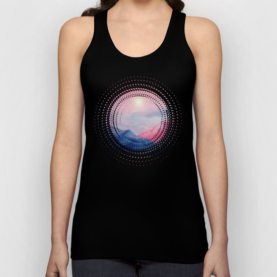 Pastel vibes watercolor 01 Unisex Tank Top
