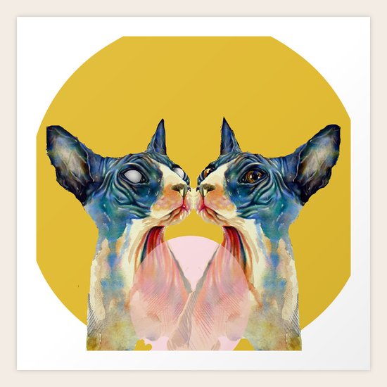 cat Art Print