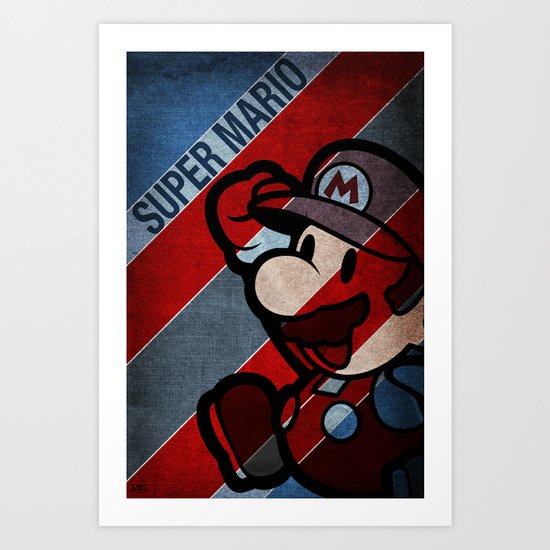 SUPER MARIO Art Print