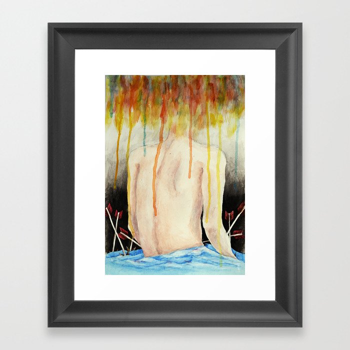 To Be Alone. Framed Art Print