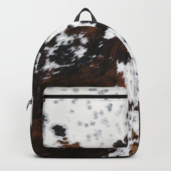 Cow shop skin backpack