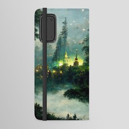 Walking into the forest of Elves Android Wallet Case