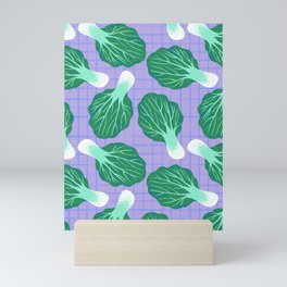 Bokchoy Pattern Mini Art Print