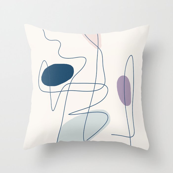 Abstract Movement 09 Throw Pillow