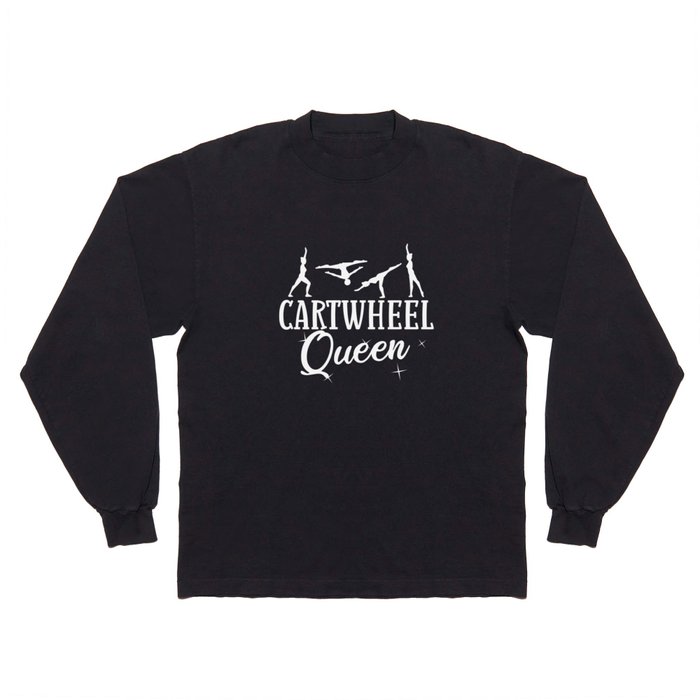 Cartwheel Gymnastic Cartwheeling Athletes Gymnast Long Sleeve T Shirt