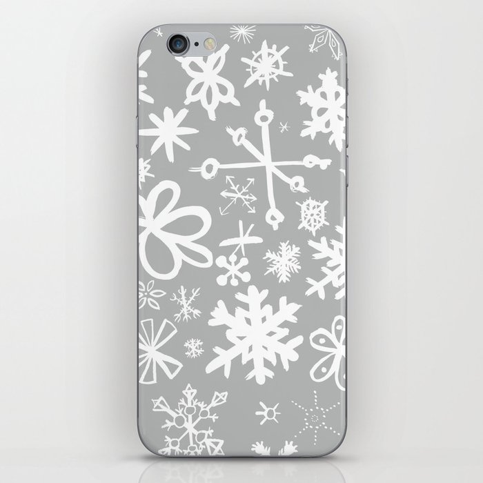 Snowflake Concrete iPhone Skin