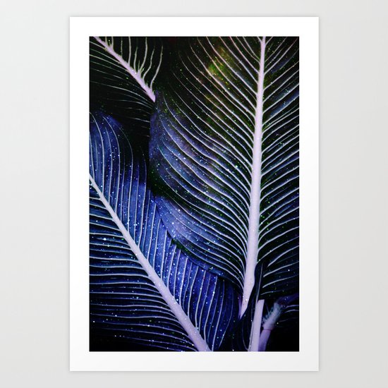galactic leaves Art Print