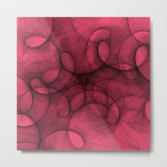 She Was Driven to Distraction Metal Print