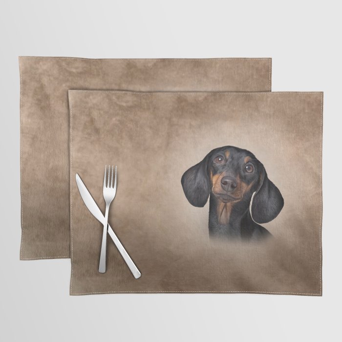 Sausage store dog placemats