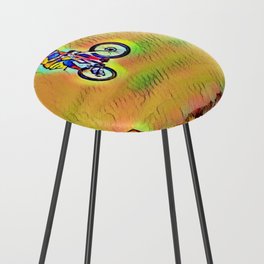 Bicycle Race Counter Stool