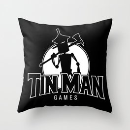 Tin Man Games logo Throw Pillow