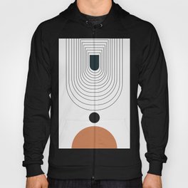 Abstract circles and gate background Hoody
