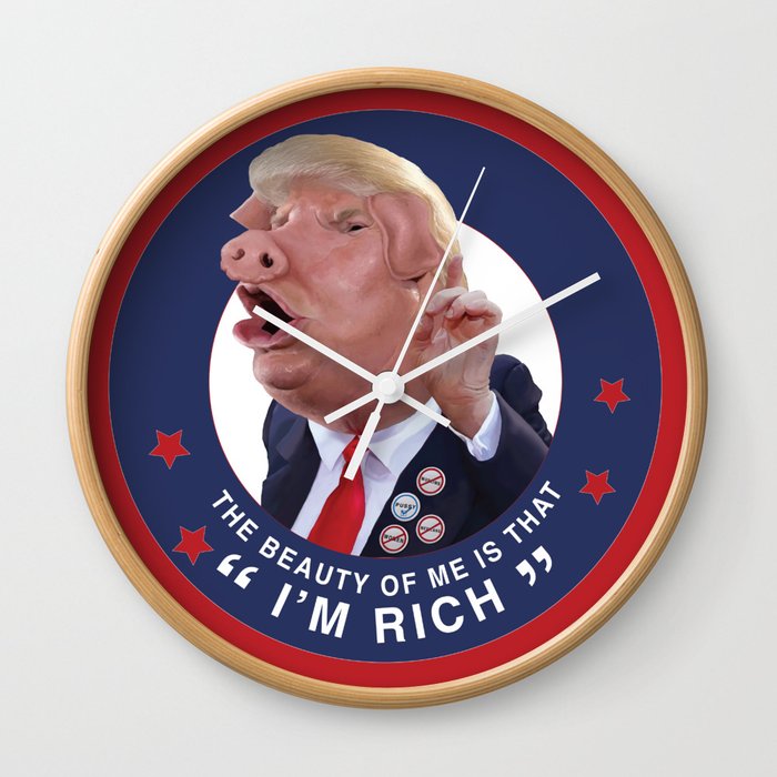 Donald Trump "Barack, you're fired" Wall Clock