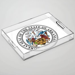 State Seal of Arkansas Acrylic Tray