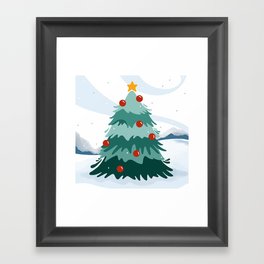Christmas Tree - Day Framed Art Print
