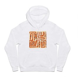Enjoy today Hoody | Simple, Orange, Curated, Red, Painting, Line, Shape, Decoration, Happy, Arc 