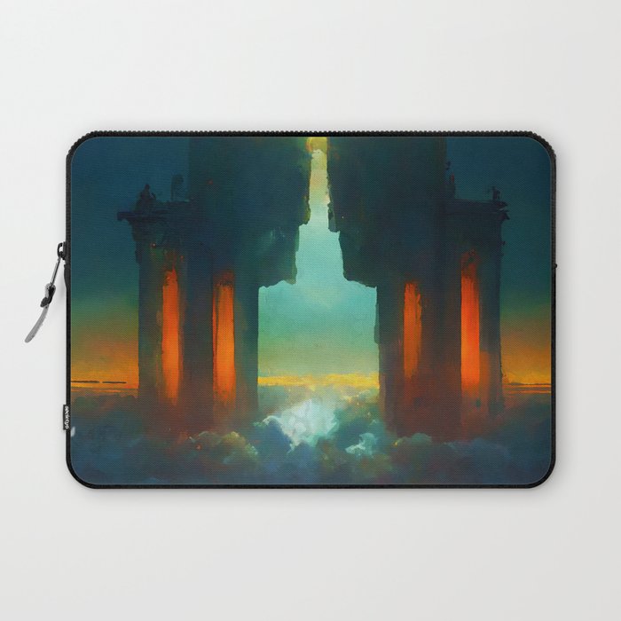 Ascending to the Gates of Heaven Laptop Sleeve