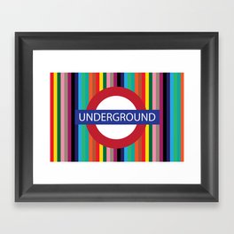 London Underground Framed Art Print