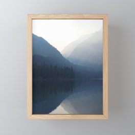Grand Teton Lake Reflection Framed Mini Art Print