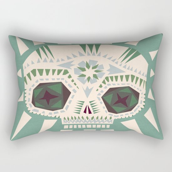 Sugar skull II Rectangular Pillow