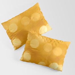 Blurred Golden Yellow Pattern  Pillow Sham