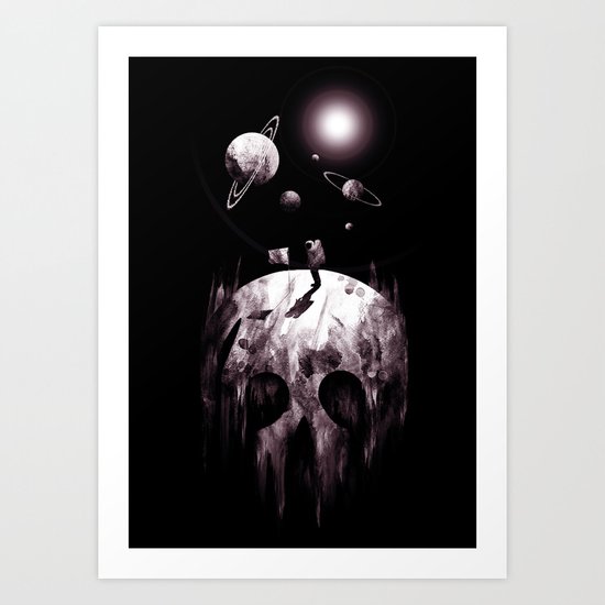the darkside Art Print