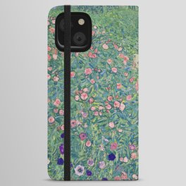 Gustav Klimt Italian GardenLand 1913 iPhone Wallet Case