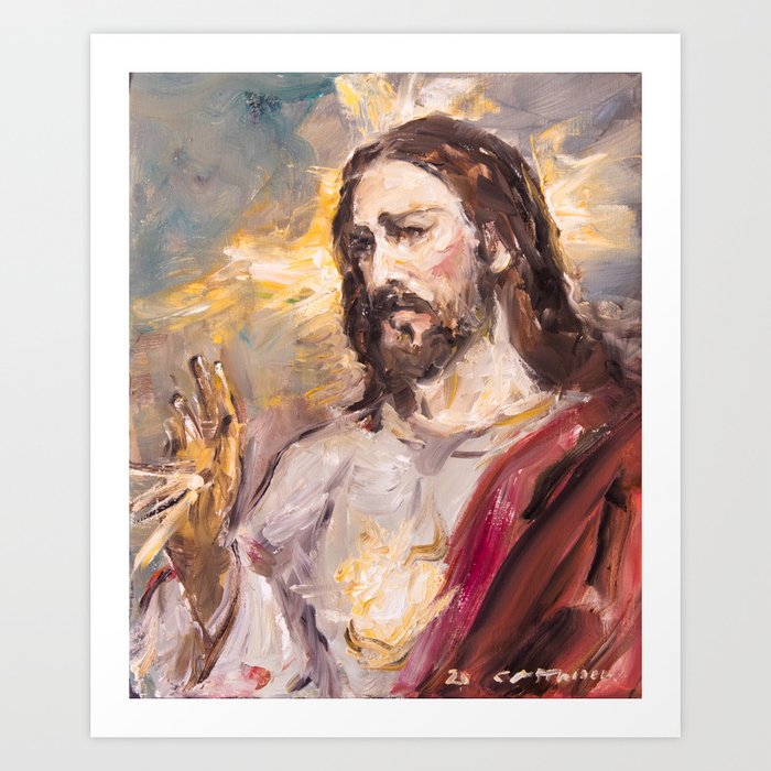 Sermon on the Mount | Jesus Art Print