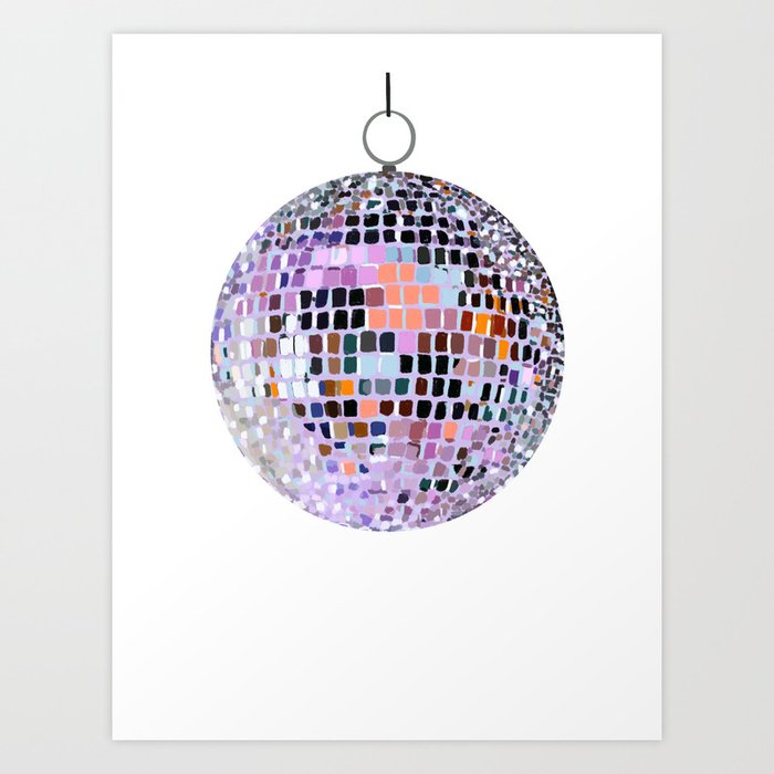 Let's Have a Disco Ball Art Print