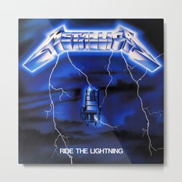 Ride The Lightning Metal Print