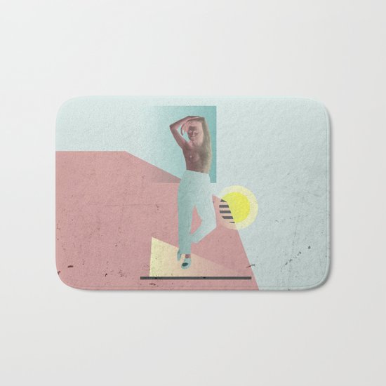 getting ready to party Bath Mat