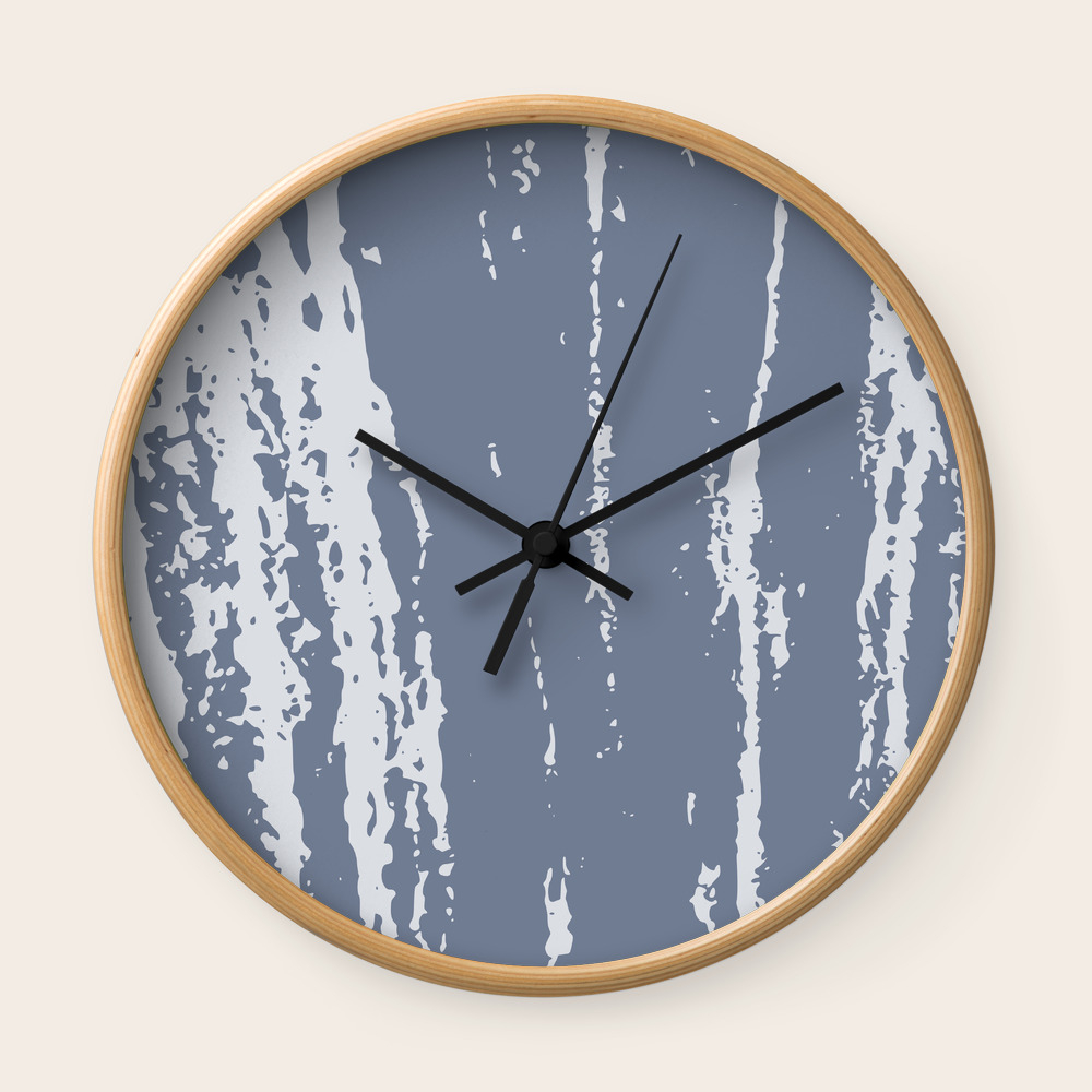 Scratched Paint Wall Clock By Mailboxdisco Society6