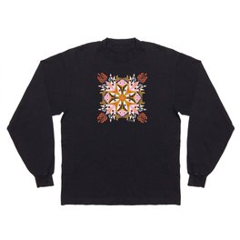 Trippy Mandala – Charcoal Long Sleeve T-shirt