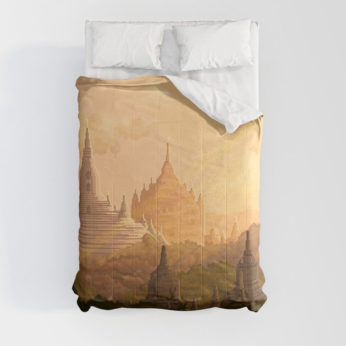 Bagan Myanmar Comforter
