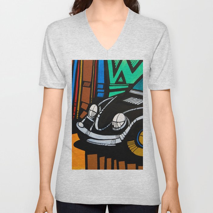 beetle V Neck T Shirt