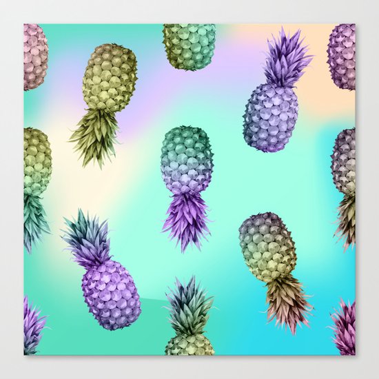 Pineapple Glow Canvas Print