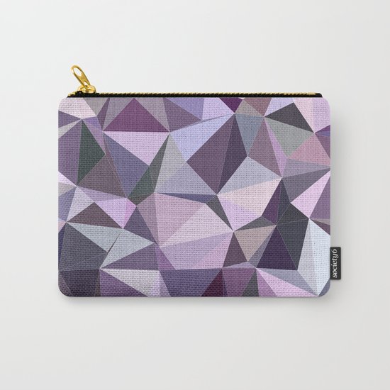 Happy purple triangles Carry-All Pouch