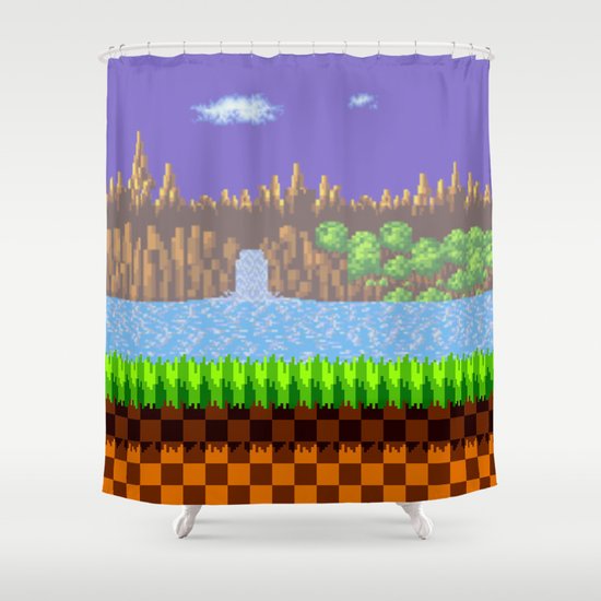 Green Hill Shower Curtain