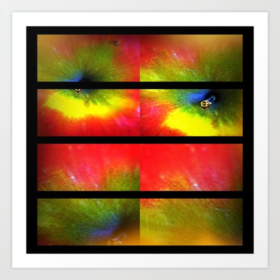 Flower apple explosion Art Print