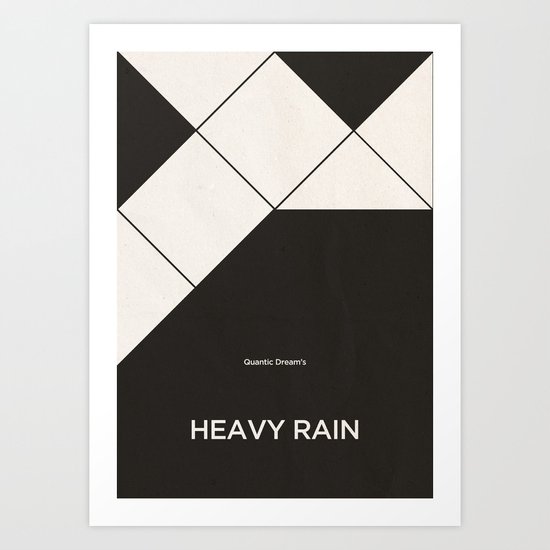 Quantic Dream's Heavy Rain Art Print