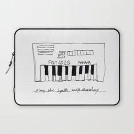  Play The Synth Laptop Sleeve