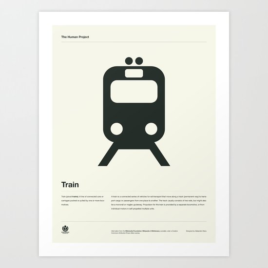 Train Art Print
