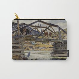 “Crossing the Rio Grande” by Walter Ufer Carry-All Pouch