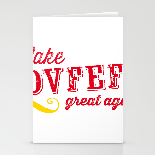 Make Covfefe Great Again Stationery Cards By Nxolab Society6