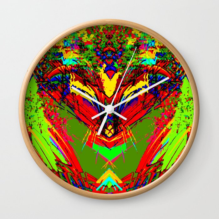 Ghost of springtime Wall Clock