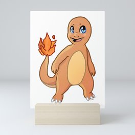 Fire Lizard Mini Art Print